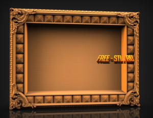 рама по картину 3D модель формат STL