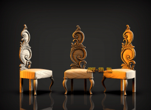 стул 3d формат stl
