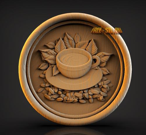 чашка кофе модель 3d stl