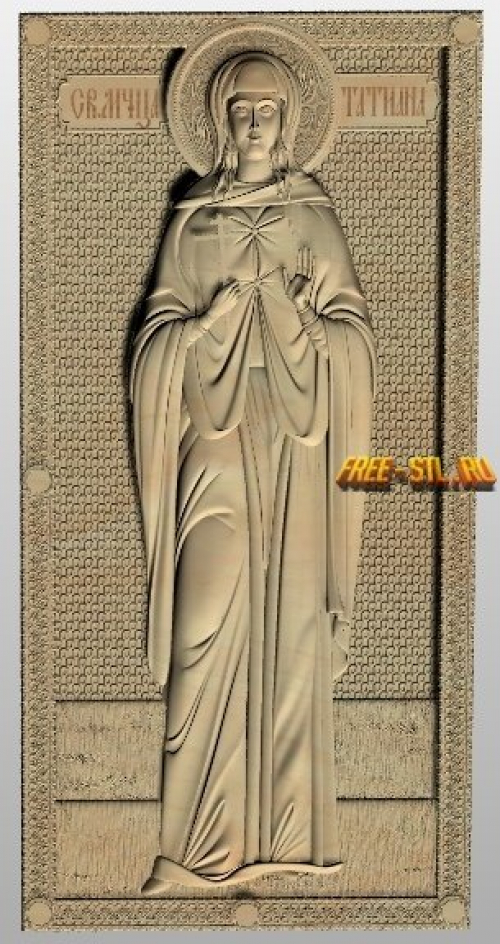 3D модель икона Святая Татьяна