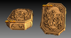 шкатулка 3d модель stl