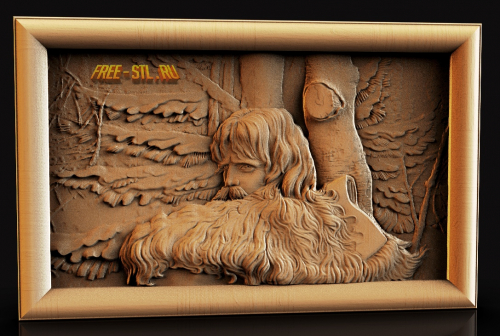 картина в дереве 3d model STL скачать бесплатно