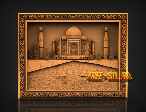 Тадж Махал Taj Mahal 3D модель формат STL