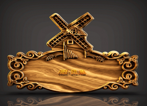3d адресная табличка модель