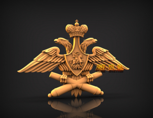 ГЕРБ АРТИЛЛЕРИЯ 3D model free stl