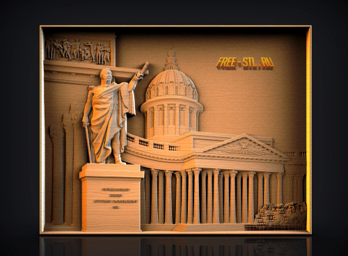 Казанский собор 3d модель формат stl