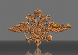 3D модель герб МВД России
